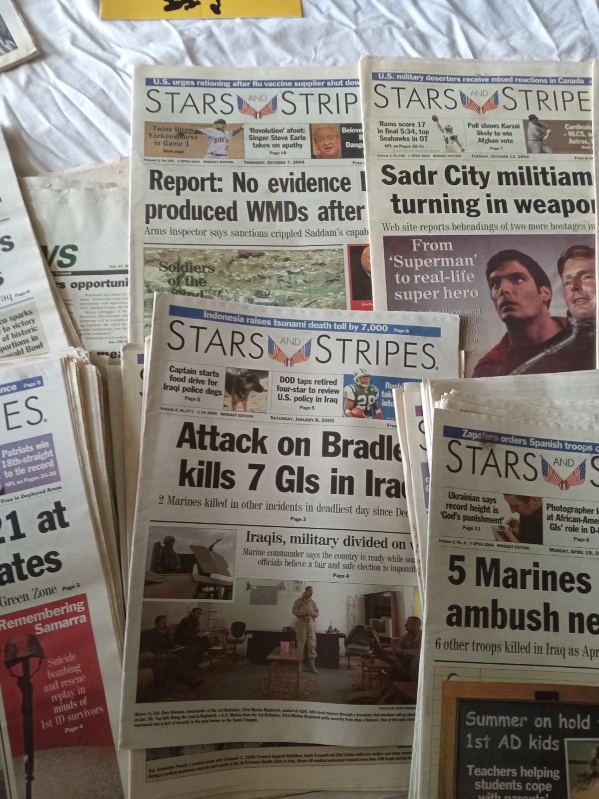 Early 2000’s Iraq War Stars & Stripes / Desert Voice 100+ Editions, HUGE LOT!