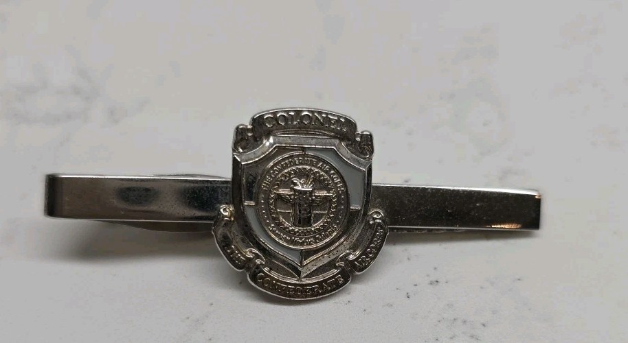 Vtg Hickok U.S.A. Tie Clip – Colonel – The Confederate Air Corps