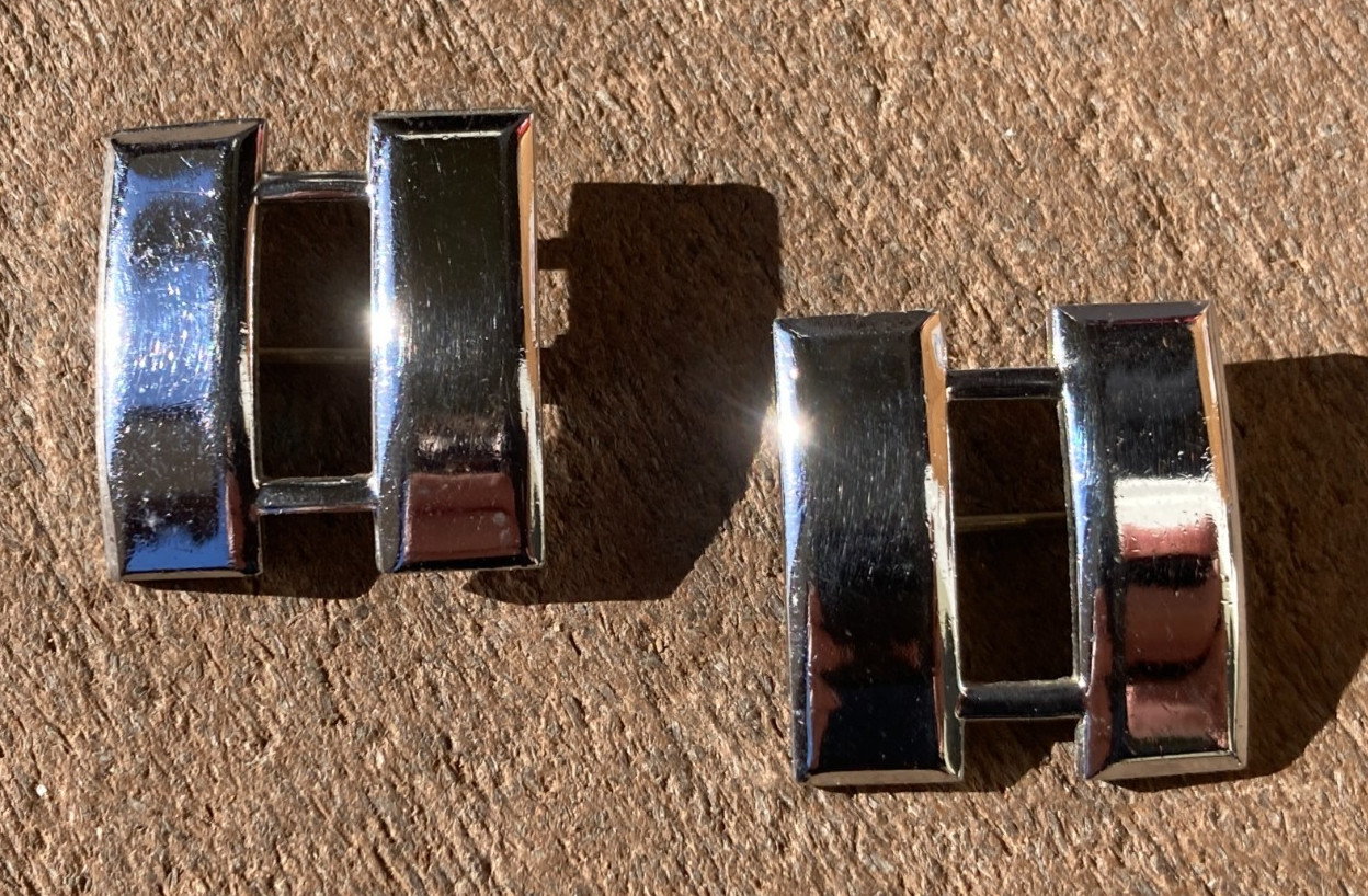 WW2 US Army Military Captain Bar Rank Insignia Pin Set American Emblem AE Co.