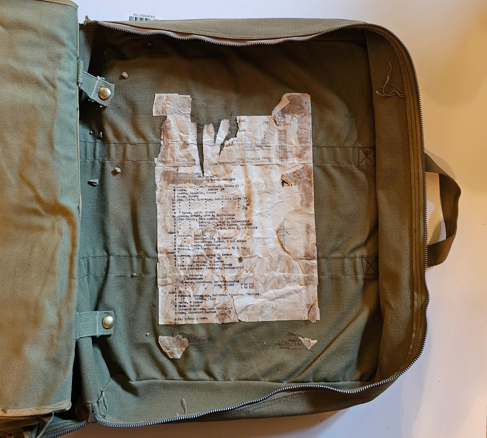 Army Surgical Set 9321000 – Basic Instrument Set WW2