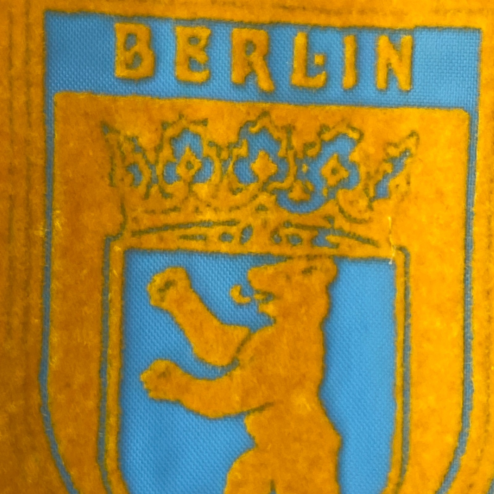 Vintage Berlin Germany Jacket WindBreaker US Army Blue Artex Campus Casual Small
