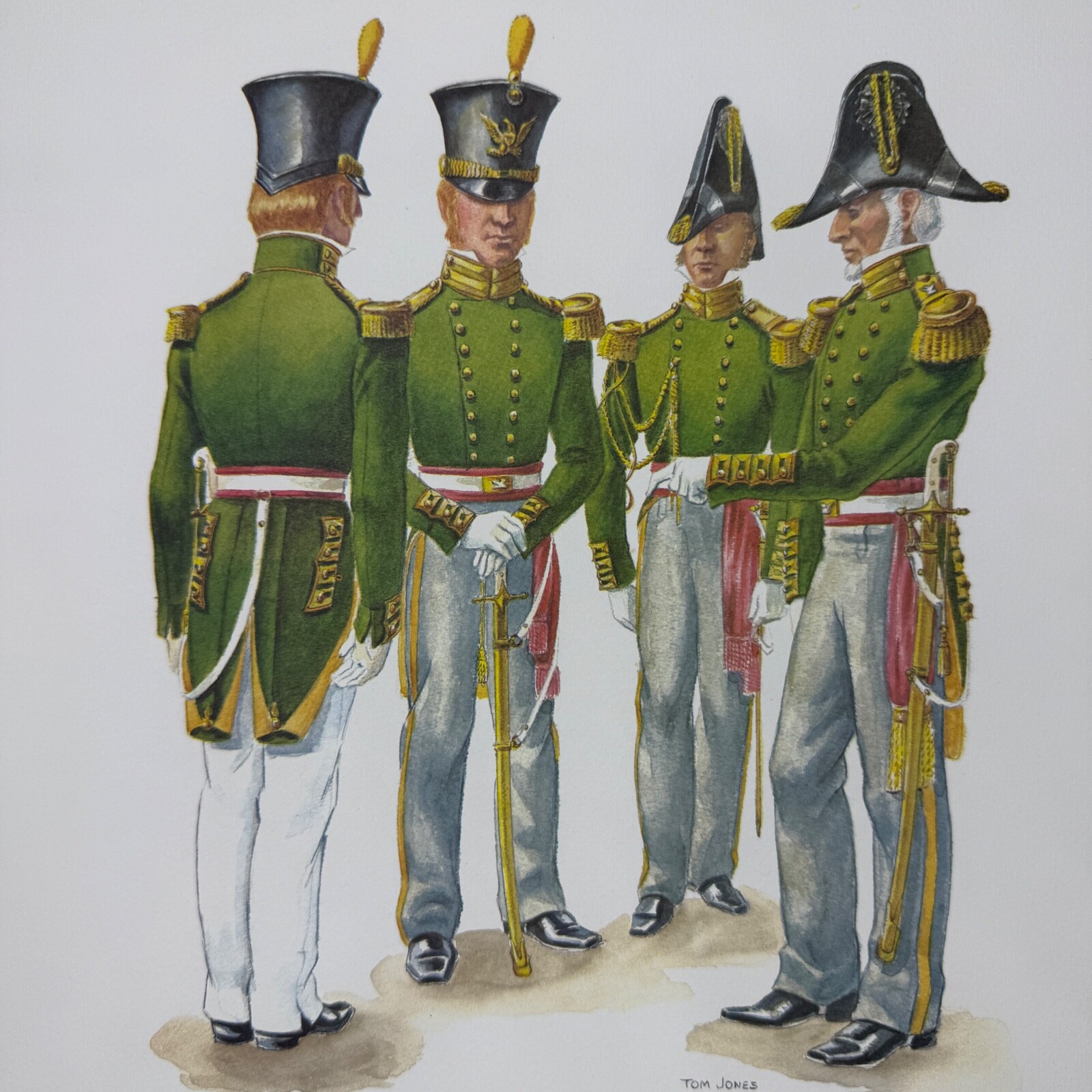 Plate 546 Officers, U.S. Marine Corps, 1835-1840