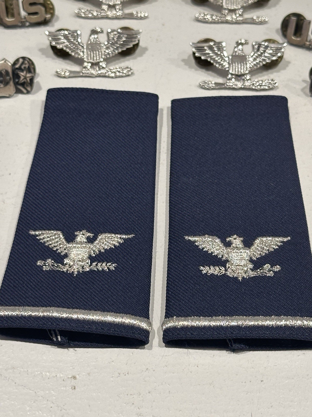 Air Force Colonel Chief Biomedical Sciences Corps Badge Pins and Rank Insignia