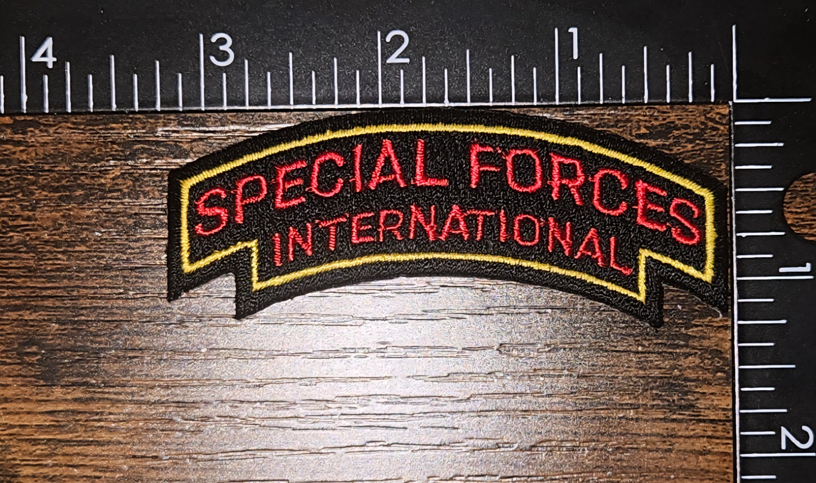 Special Forces International Militia Military Rocker Uniform Patch