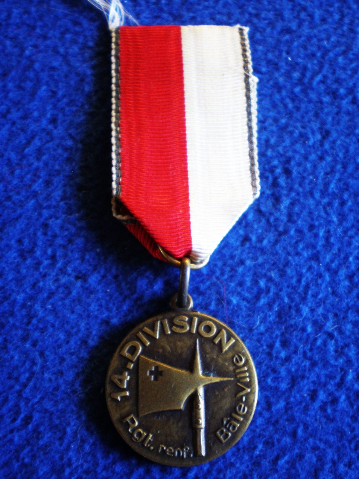Switzerland: Swiss Army Xmas Medal of the 14th Division 1944