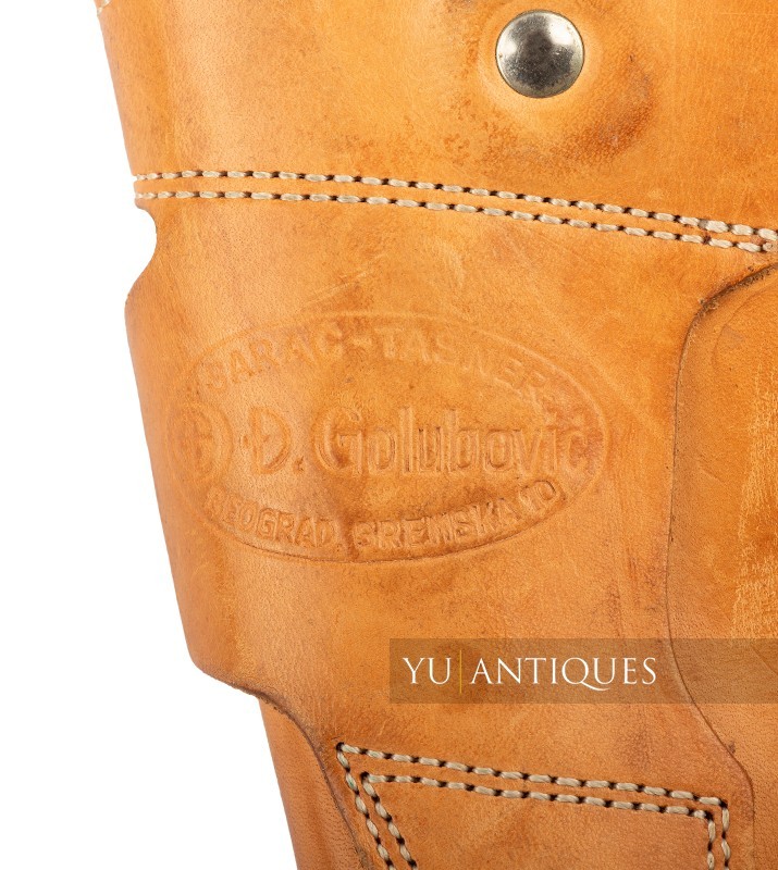 Vintage Federal Republic Of Yugoslavia Inspector Handmade Leather Ho lst er TT
