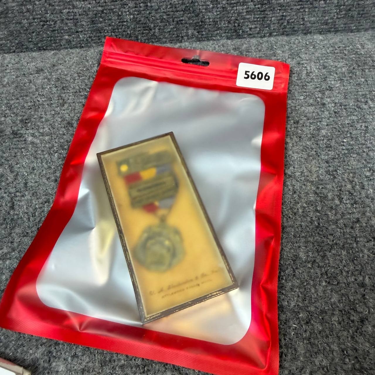 Vintage NRA Center Fire National Course Civilian 2nd Place Team Medal w Case