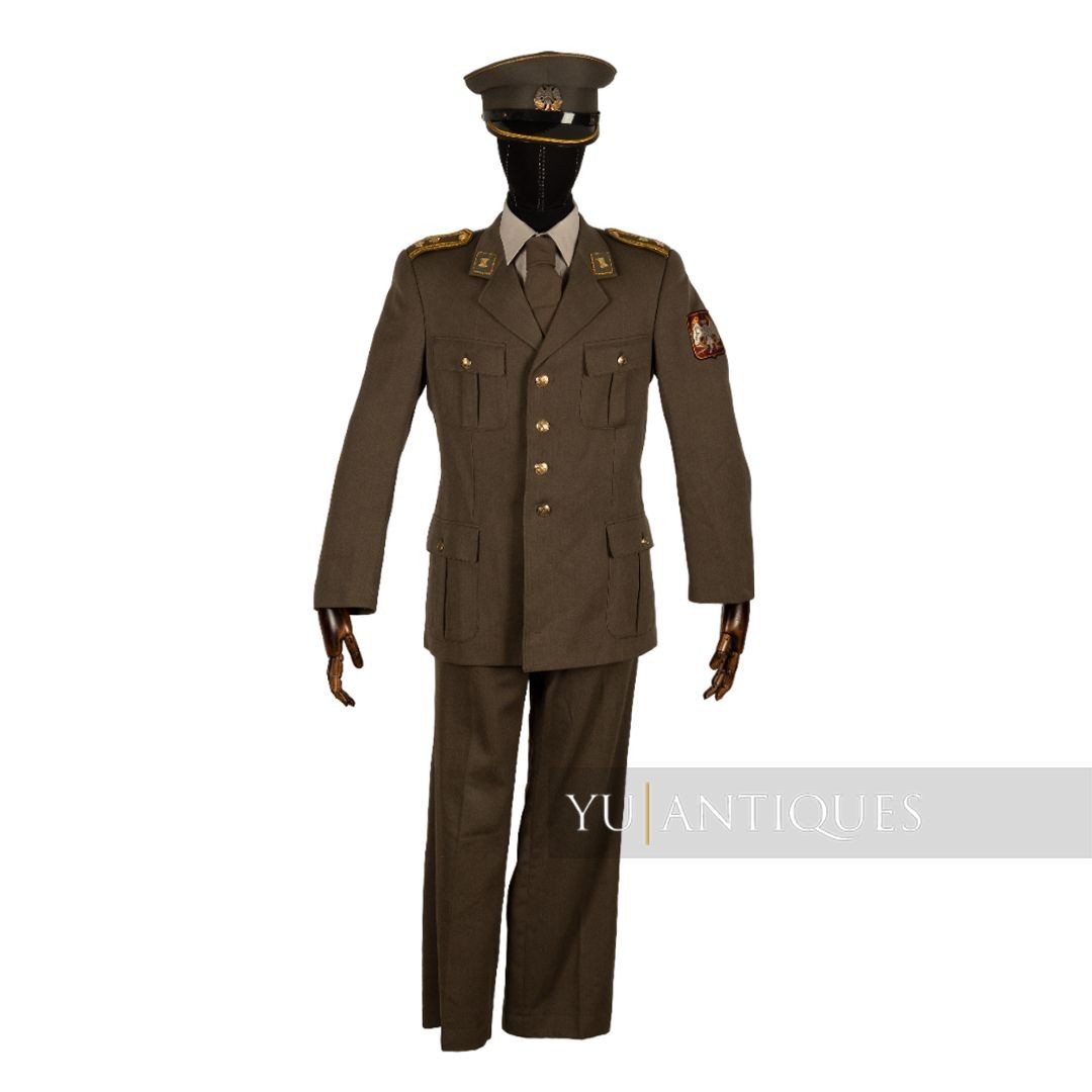 Vintage Bosnian Serb Army VRS Army Colonel Parade Complete Uniform & Cap & Patch