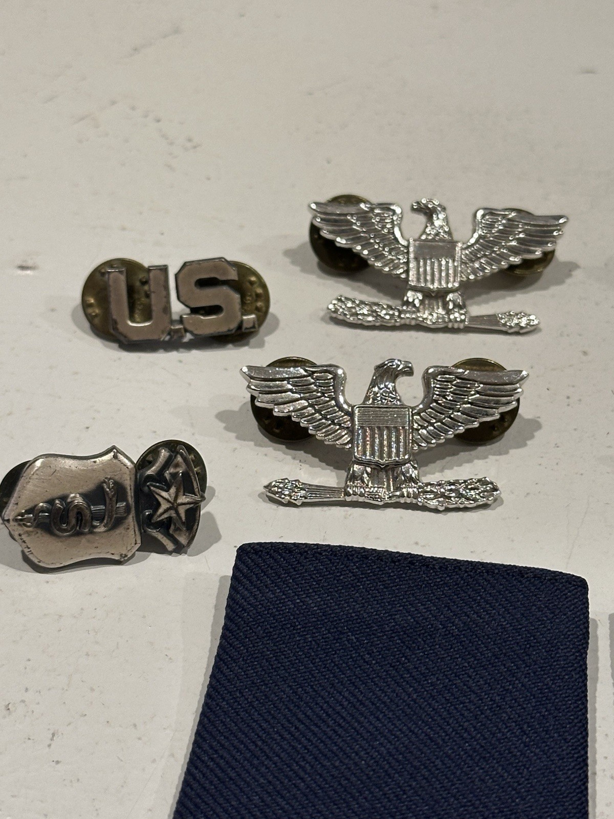 Air Force Colonel Chief Biomedical Sciences Corps Badge Pins and Rank Insignia