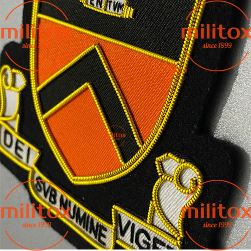 Custom made Hand-Embroidered Bullion Wire Badges Manufacturer, crest ,patch
