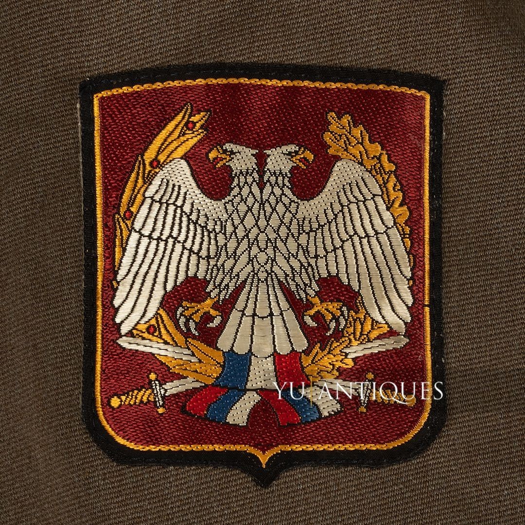 Vintage Bosnian Serb Army VRS Army Colonel Parade Complete Uniform & Cap & Patch