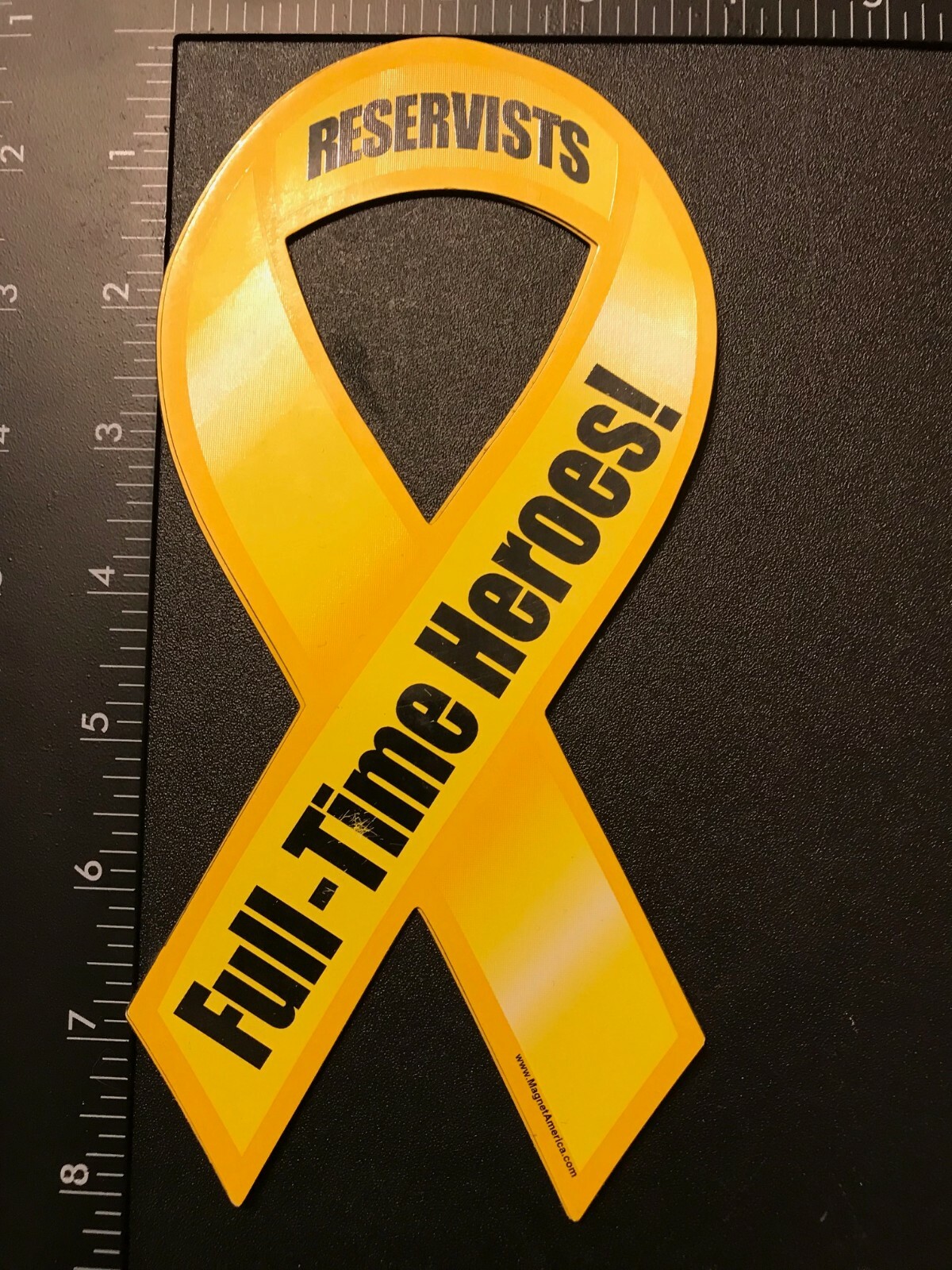 US ARMY, USAF, USN, USMC, AND USCG RESERVISTS 4″x8″ RIBBON MAGNET