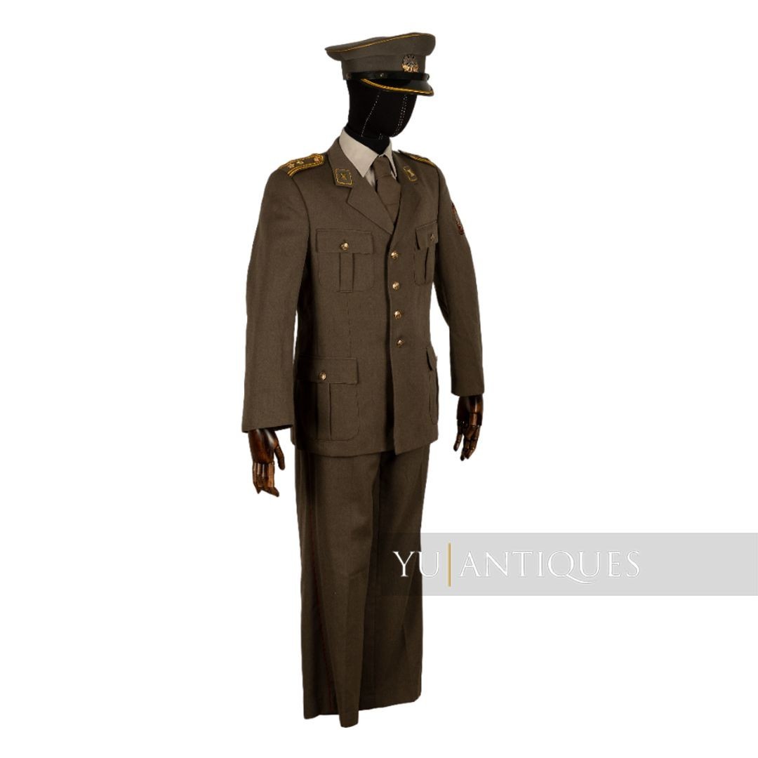 Vintage Bosnian Serb Army VRS Army Colonel Parade Complete Uniform & Cap & Patch