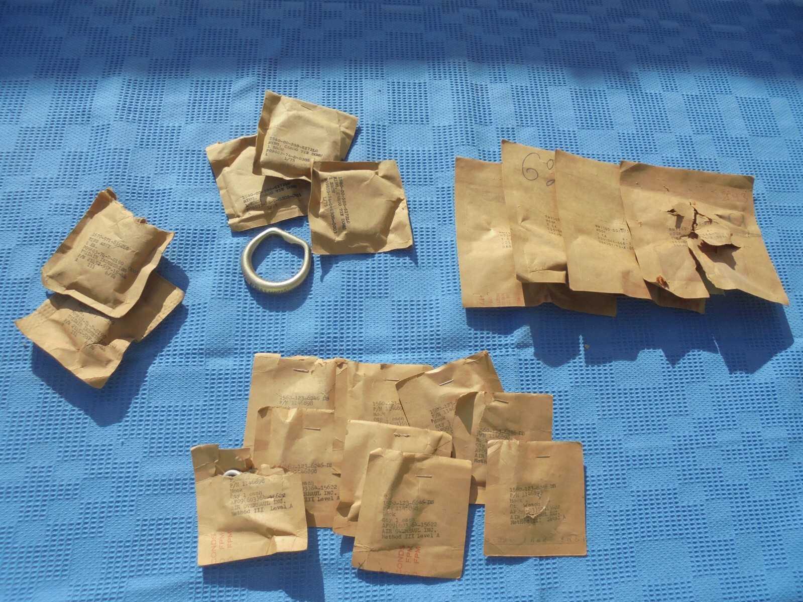 Various Aviation Hook,Ring,etc.. parts (Lot of 19pcs)