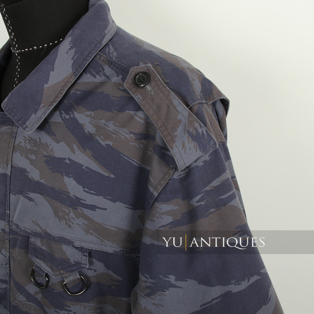 Yugoslavia Serbia PJP Special Milicija Unit Blue Tiger Lizard Pattern BDU
