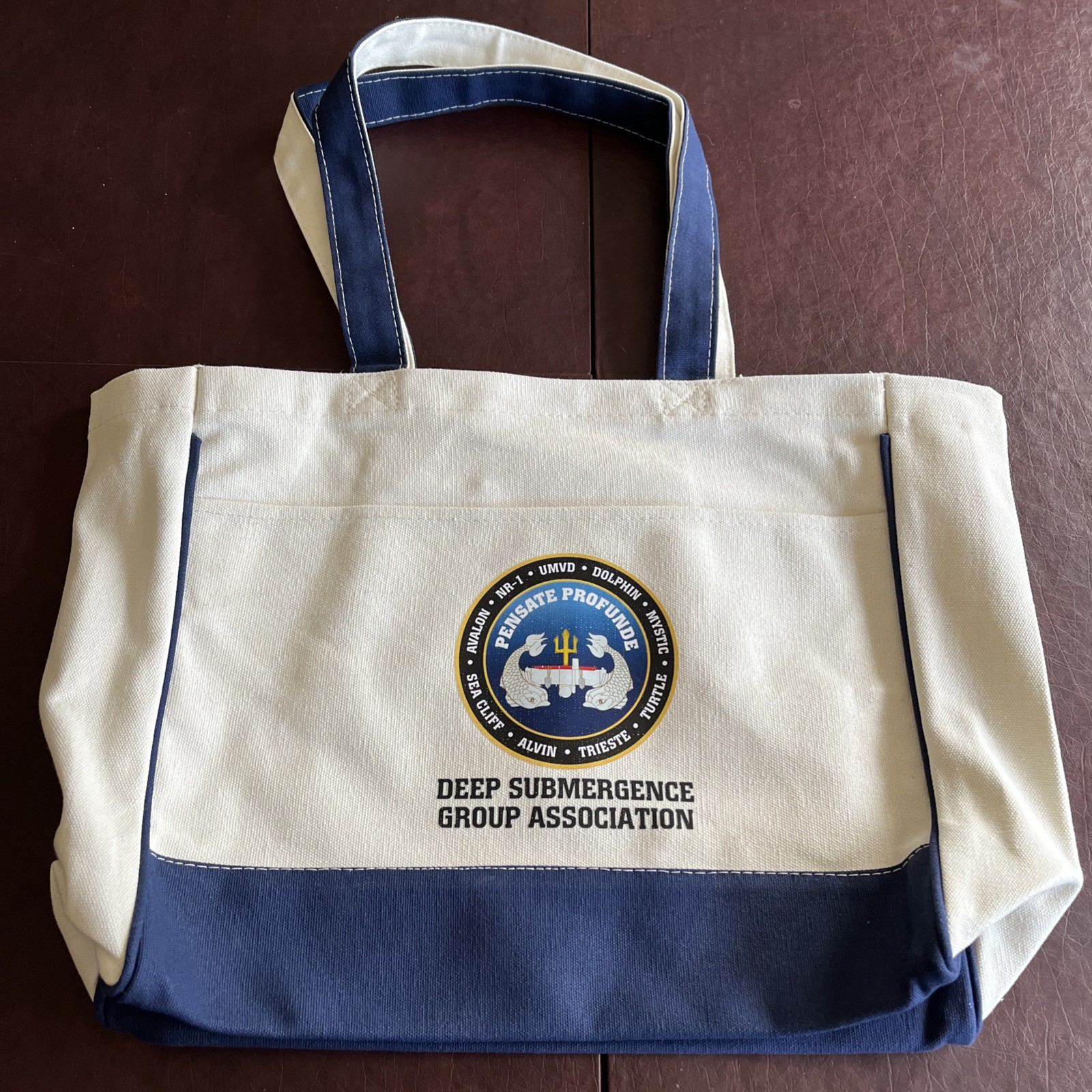 Deep Submergence Group Association Canvas Boat Bag Mystic Trieste Alvin DSRV