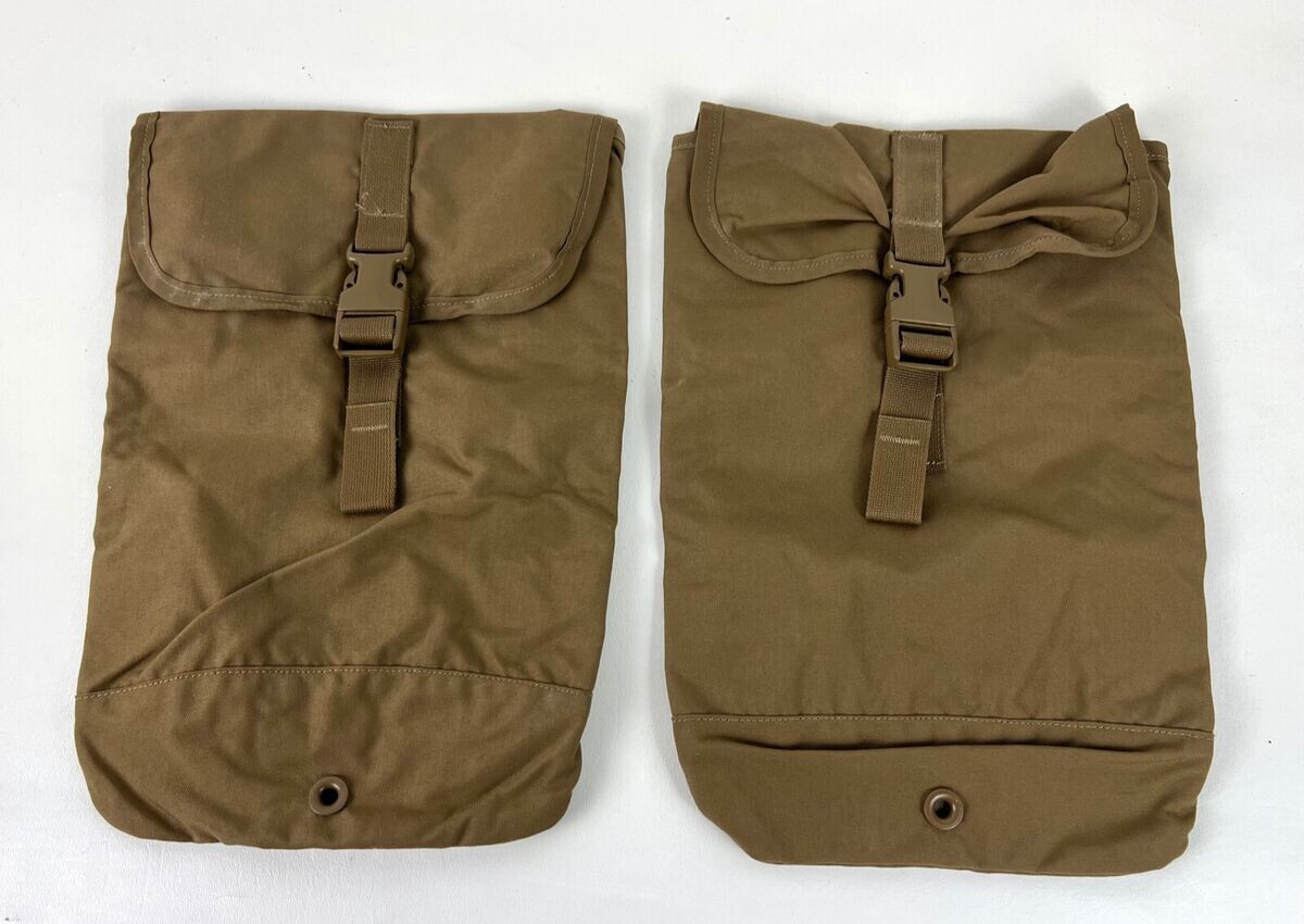2x NEW – USMC Molle Coyote Hydration System Carrier Pouch Marine Corp FILBE FSBE