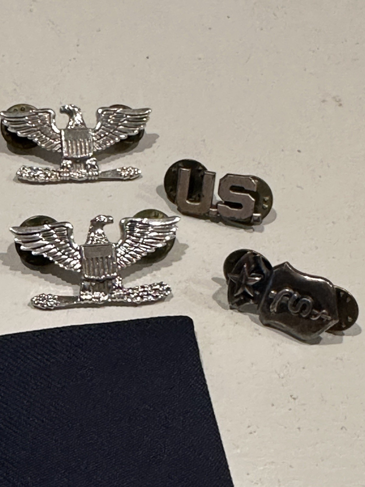 Air Force Colonel Chief Biomedical Sciences Corps Badge Pins and Rank Insignia