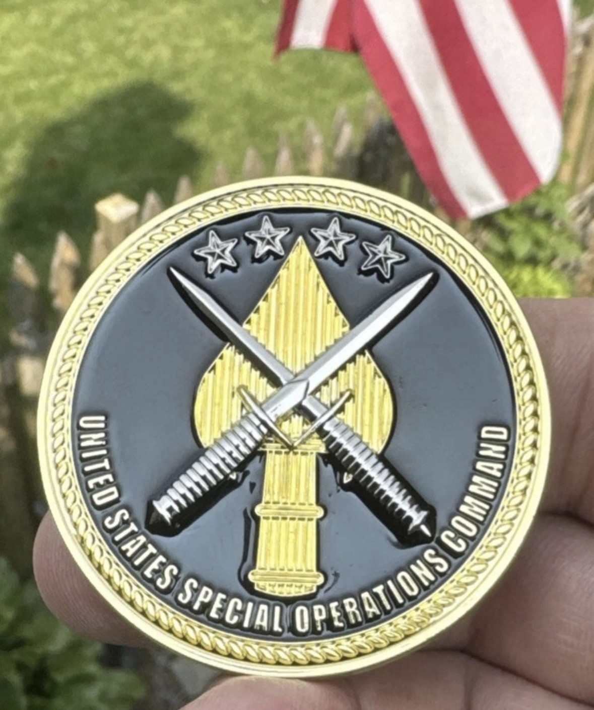 United States Special Operations Command Challenge Coin USSOCOM JSOC USASOC