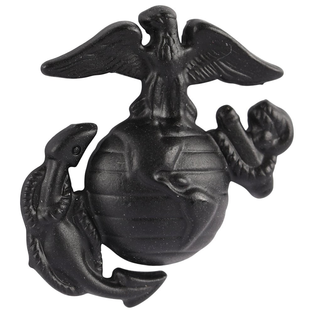 Marine Corps Enlisted Collar Insignia Black