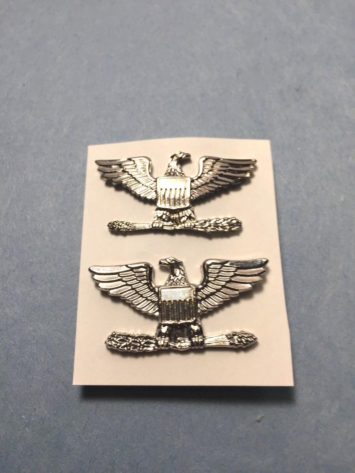 US Army/ USAF – Colonel Officer Dress metal Rank insignia (2 pcs)