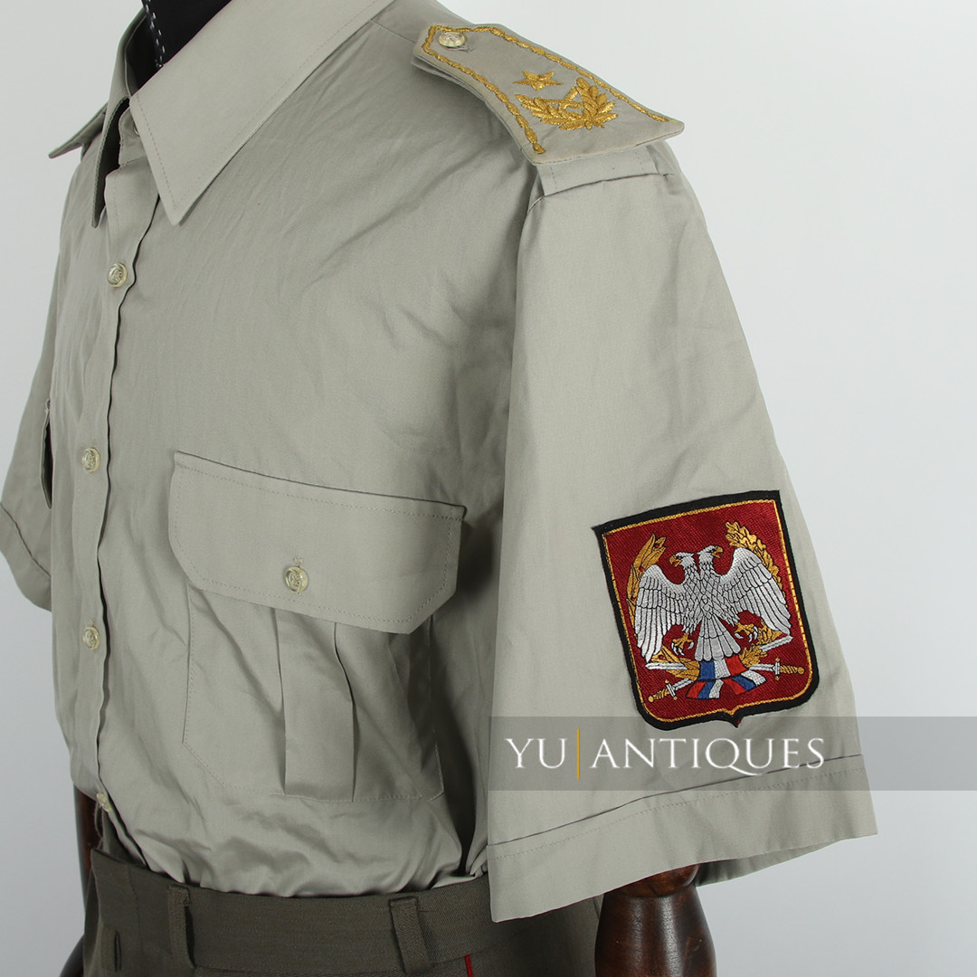 Vintage Yugoslavia Serbia General Bozidar Delic Signed Rank Service Duty Uniform