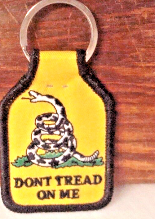 DON’T TREAD ON ME Embroidered Keychain Key Chain