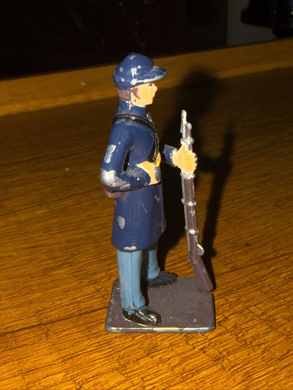 Americana Civil War Union Infantryman Hand Painted Metal Toy Soldier Figure