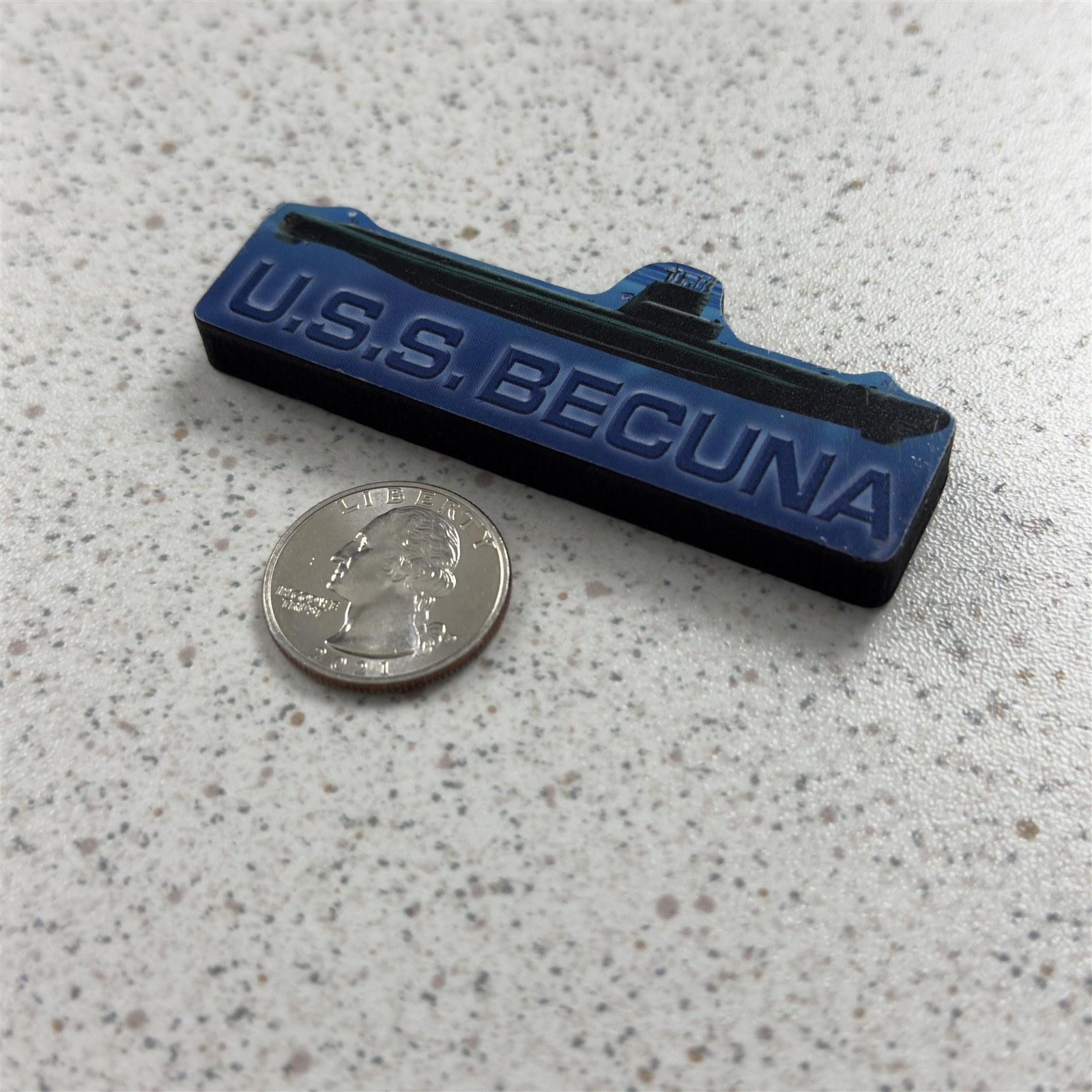 U.S.S. Becuna SS-319 Souvenir USN US Navy Souvenir Military Magnet #53039