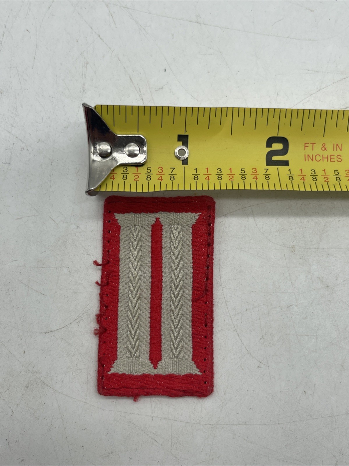X2 Post War Heer German Bright Red Collar Tab Artillery Officer Lot Of 2 B