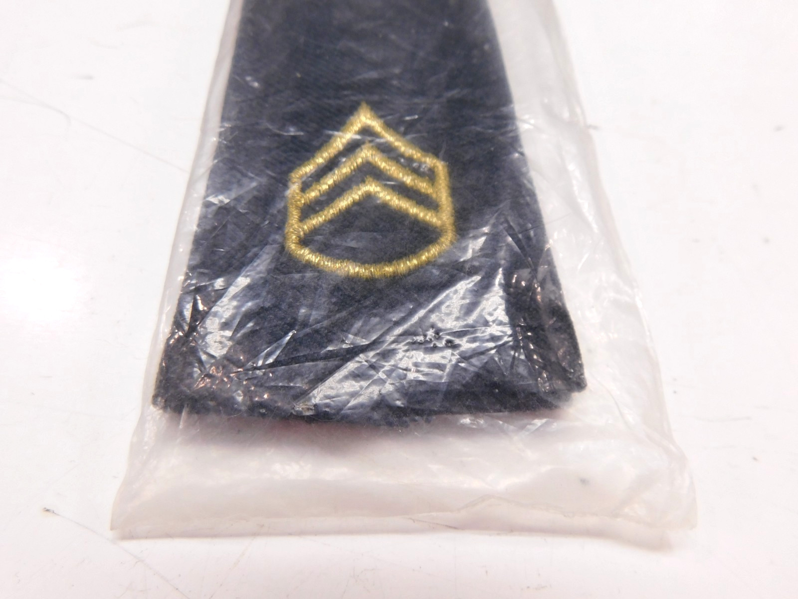 US Army SSG Soft Epaulet Shoulder Insignia Mark Enlisted Rank Male ASU Large NEW