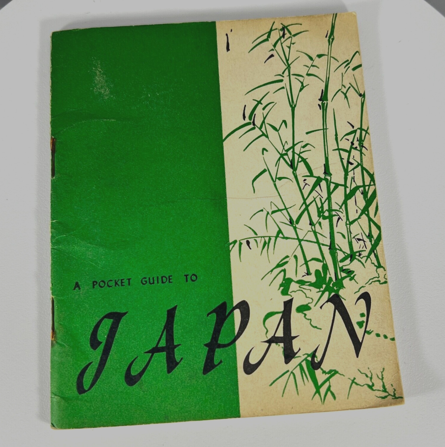 1950 Pocket Guide to Japan Booklet Korean War Era US Defense Armed Forces w Map