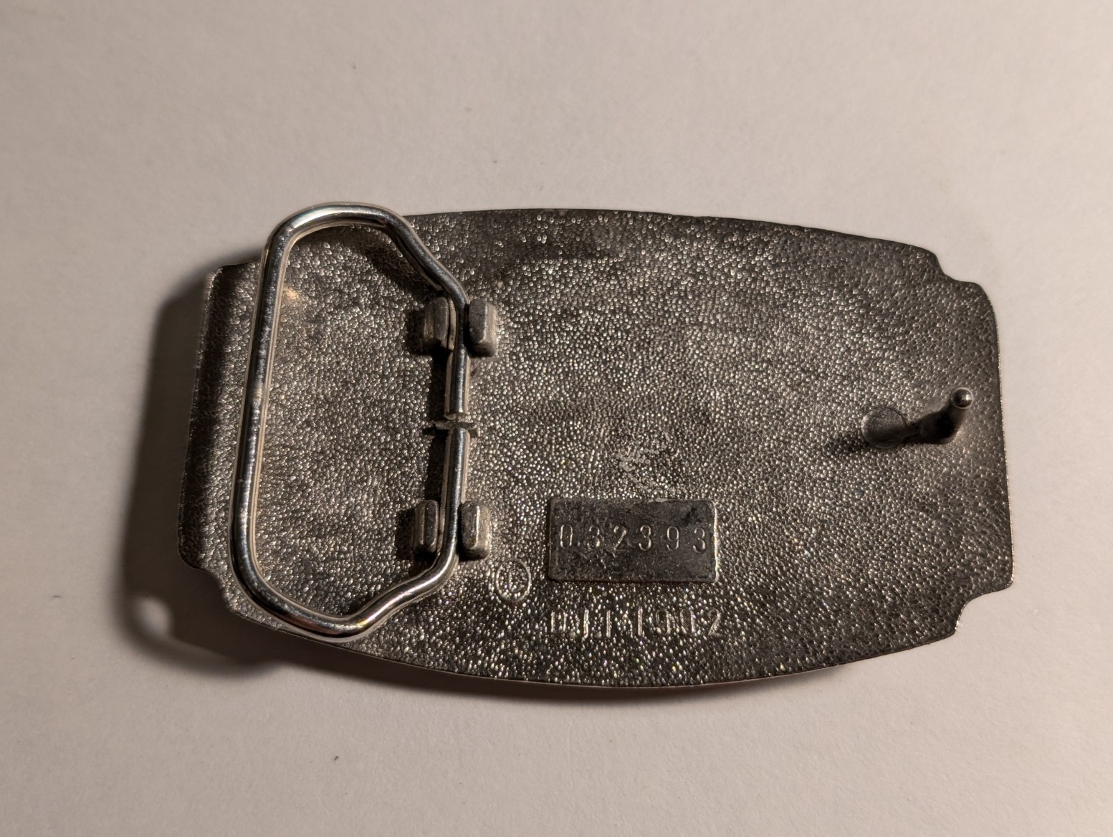 Vintage World War II 1941-1945 Remembered Belt Buckle ~ Numbered 032393