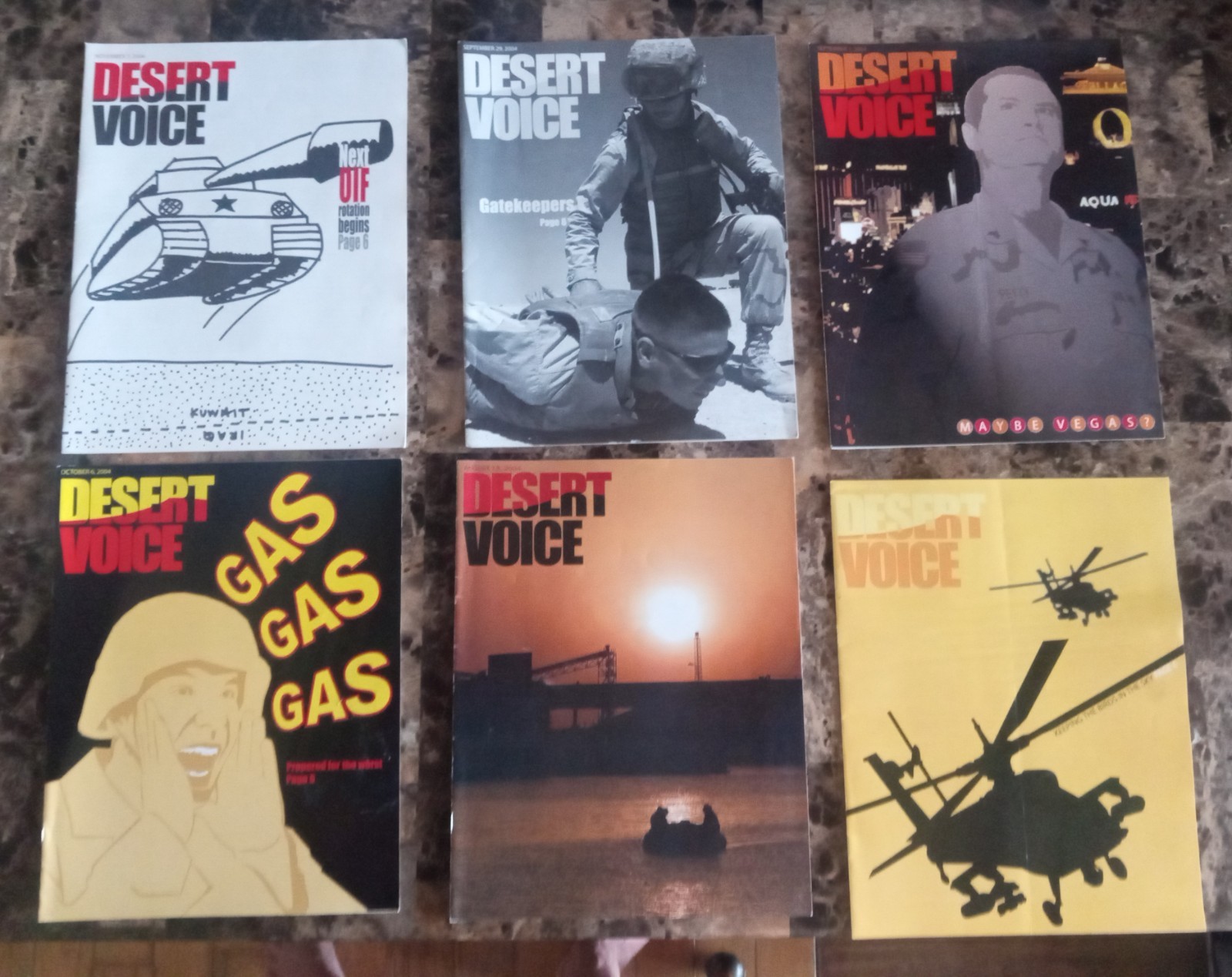 Early 2000’s Iraq War Stars & Stripes / Desert Voice 100+ Editions, HUGE LOT!