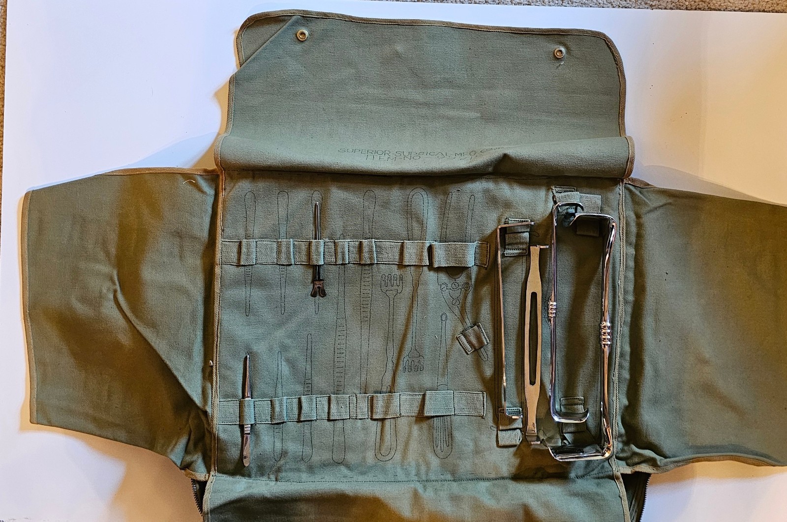 Army Surgical Set 9321000 – Basic Instrument Set WW2