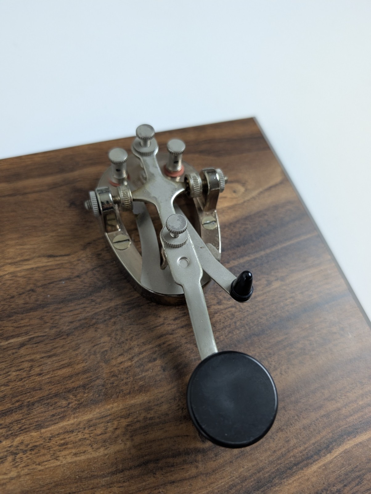 Vintage 1988 USMC 9th Comm Battalion Plaque Morse Code Telegraph Key