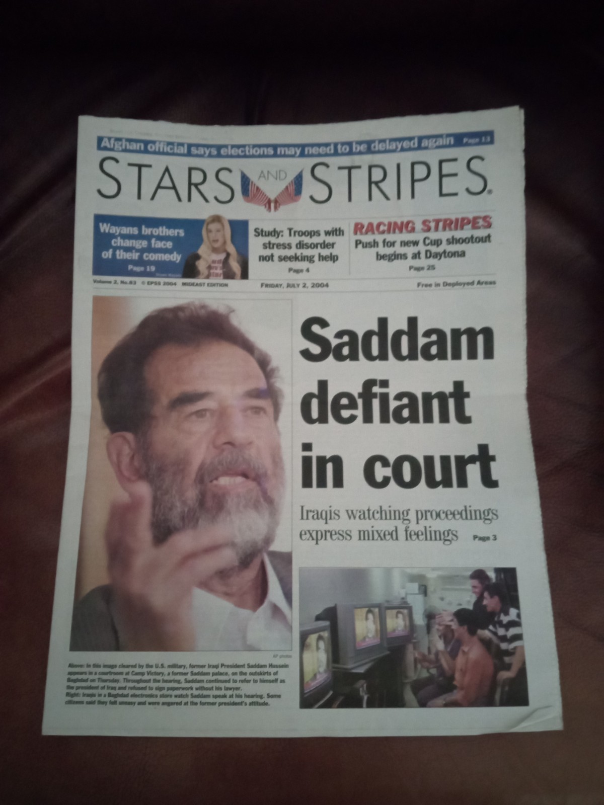 Early 2000’s Iraq War Stars & Stripes / Desert Voice 100+ Editions, HUGE LOT!