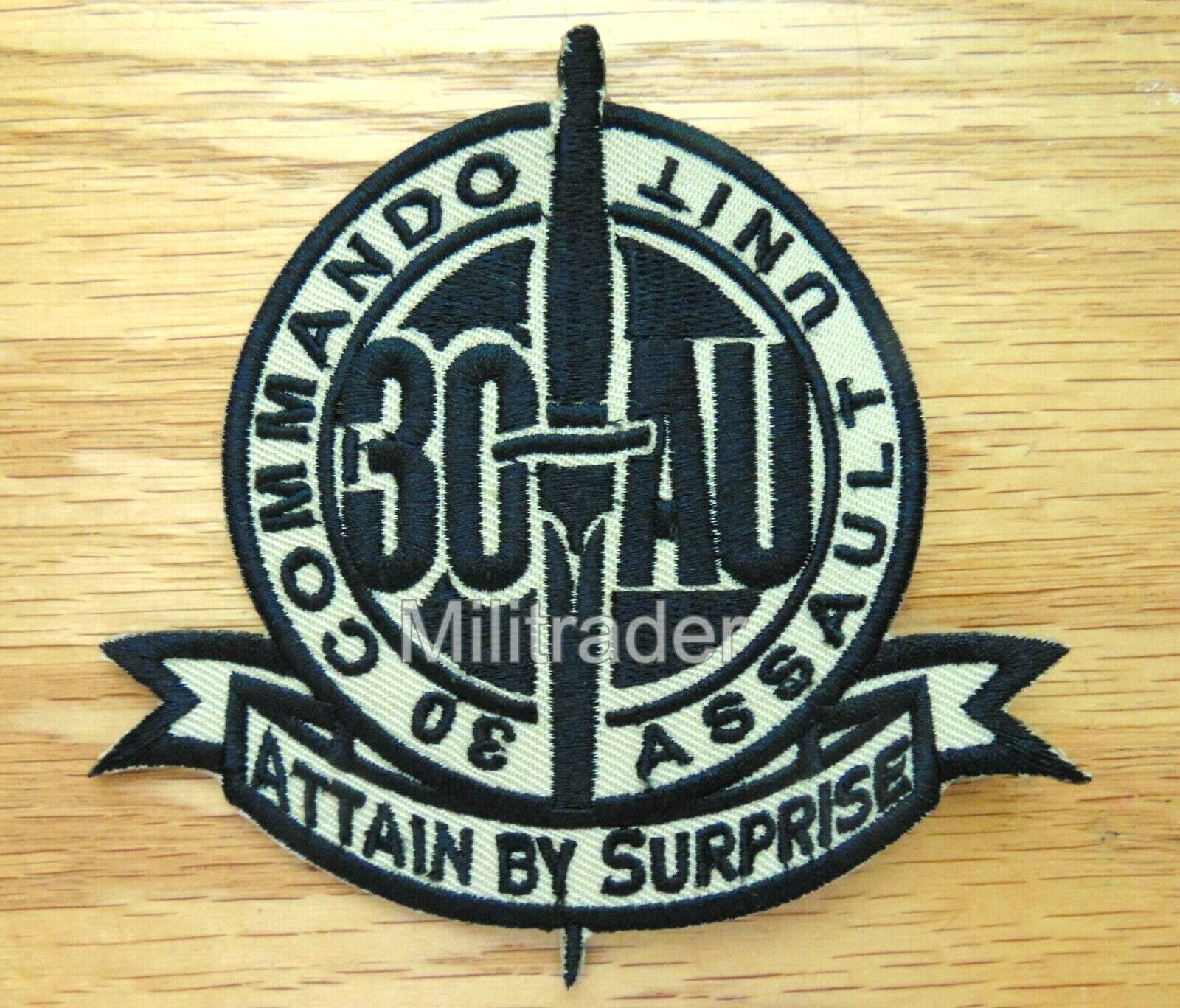 UK British 30 Commando Assault Unit “Attain By Surprise” Patch (Iron-on)