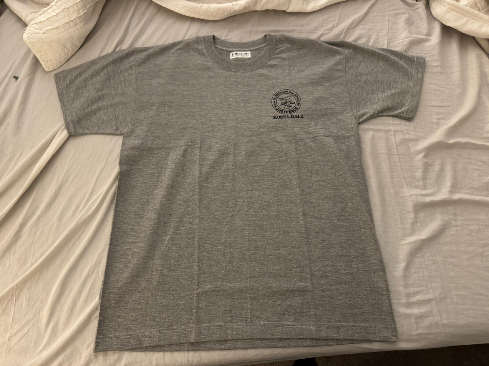 ARMY Shirt L ROK DMZ JSA Panmunjom Souvenir Military Korea Army