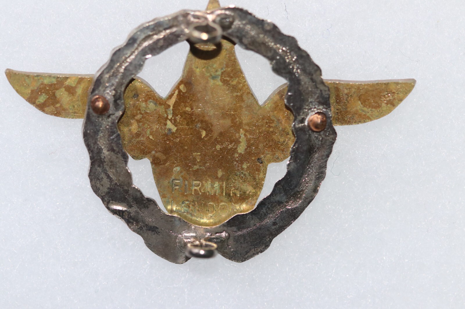 SUPERB WWII FREE FRENCH AIR FORCE PILOT WING BREAST BADGE FRANCE LIBRE
