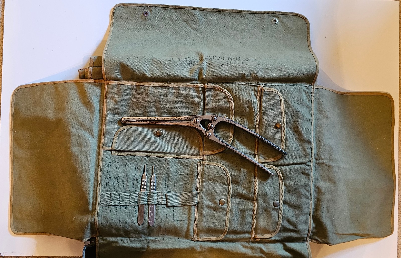 Army Surgical Set 9321000 – Basic Instrument Set WW2