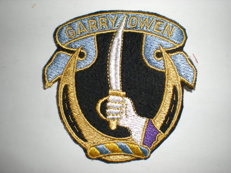 7TH CAVALRY REGIMENT “GARY OWEN” PATCH (REPRODUCTION)