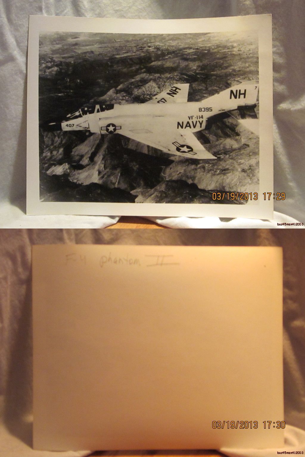 Reprint 8×10 Photo-USN: F-4 Phantom II [1959-1996]