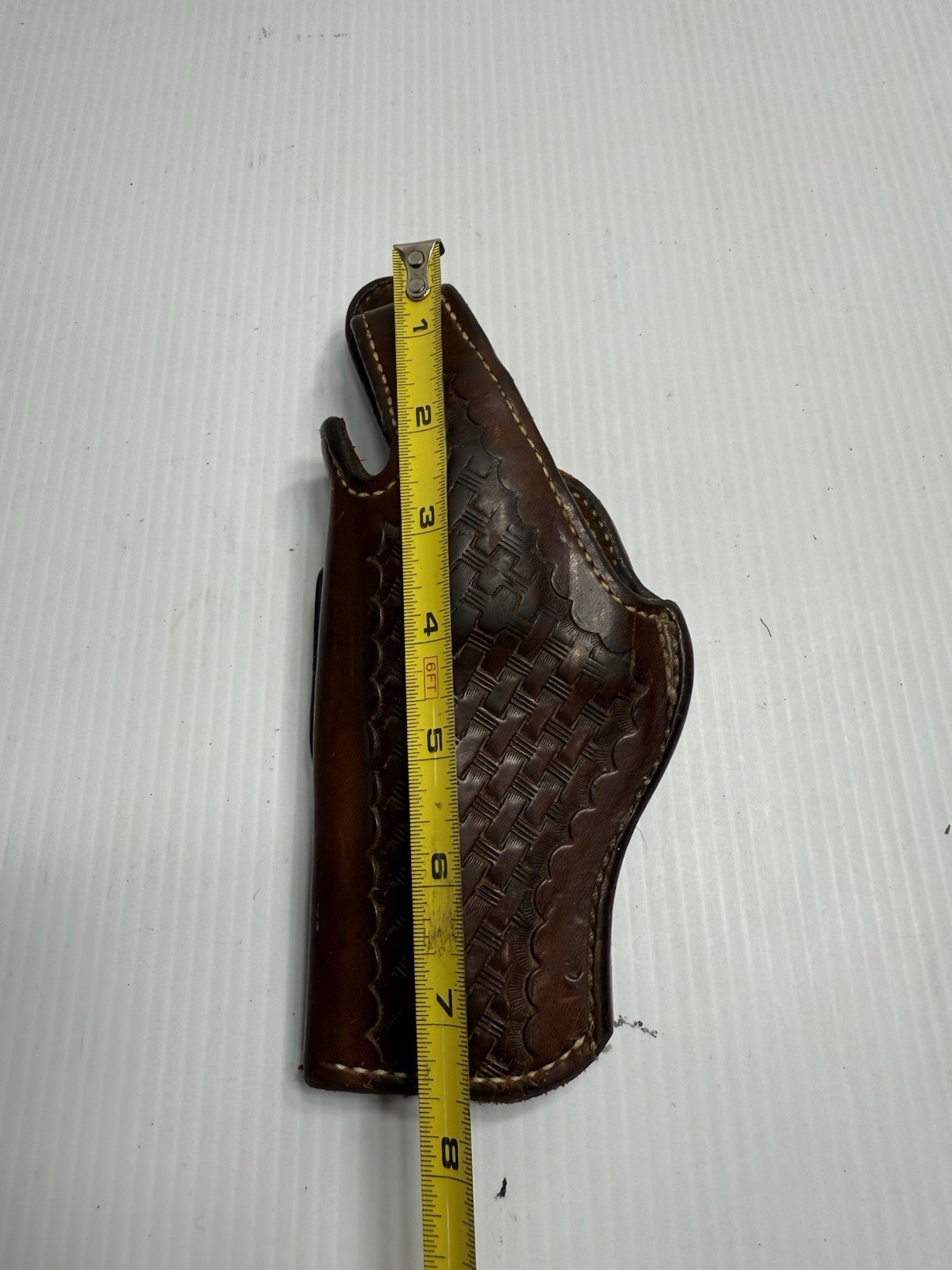 Vintage Bianchi # 5BHL .38 / .357 Smith & Wesson Leather Belt Holster Brown