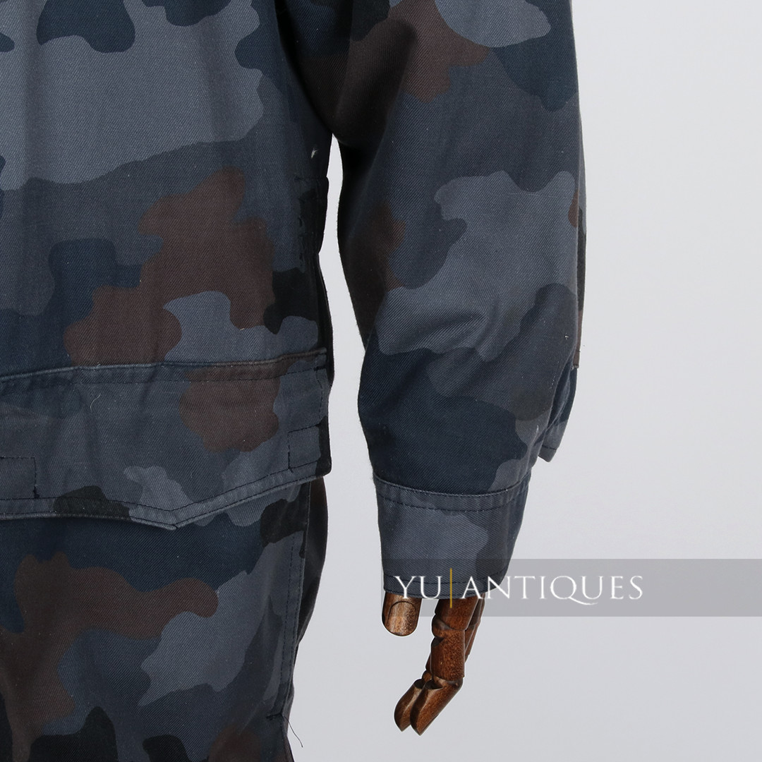 Yugoslavia Serbia PJP Special Police Unit Blue Amoeba Camo Pattern Duty Uniform