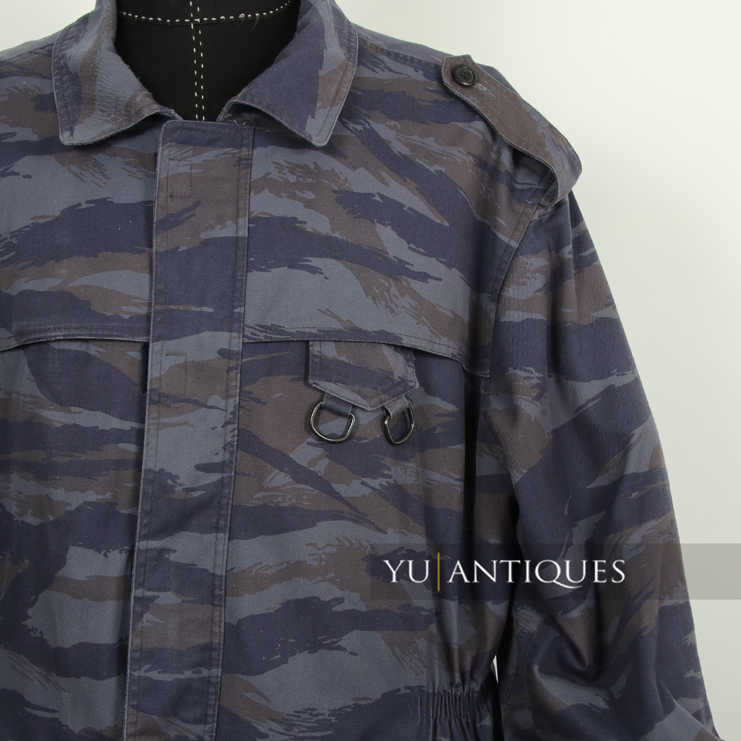 Yugoslavia Serbia PJP Special Milicija Unit Blue Tiger Lizard Pattern BDU