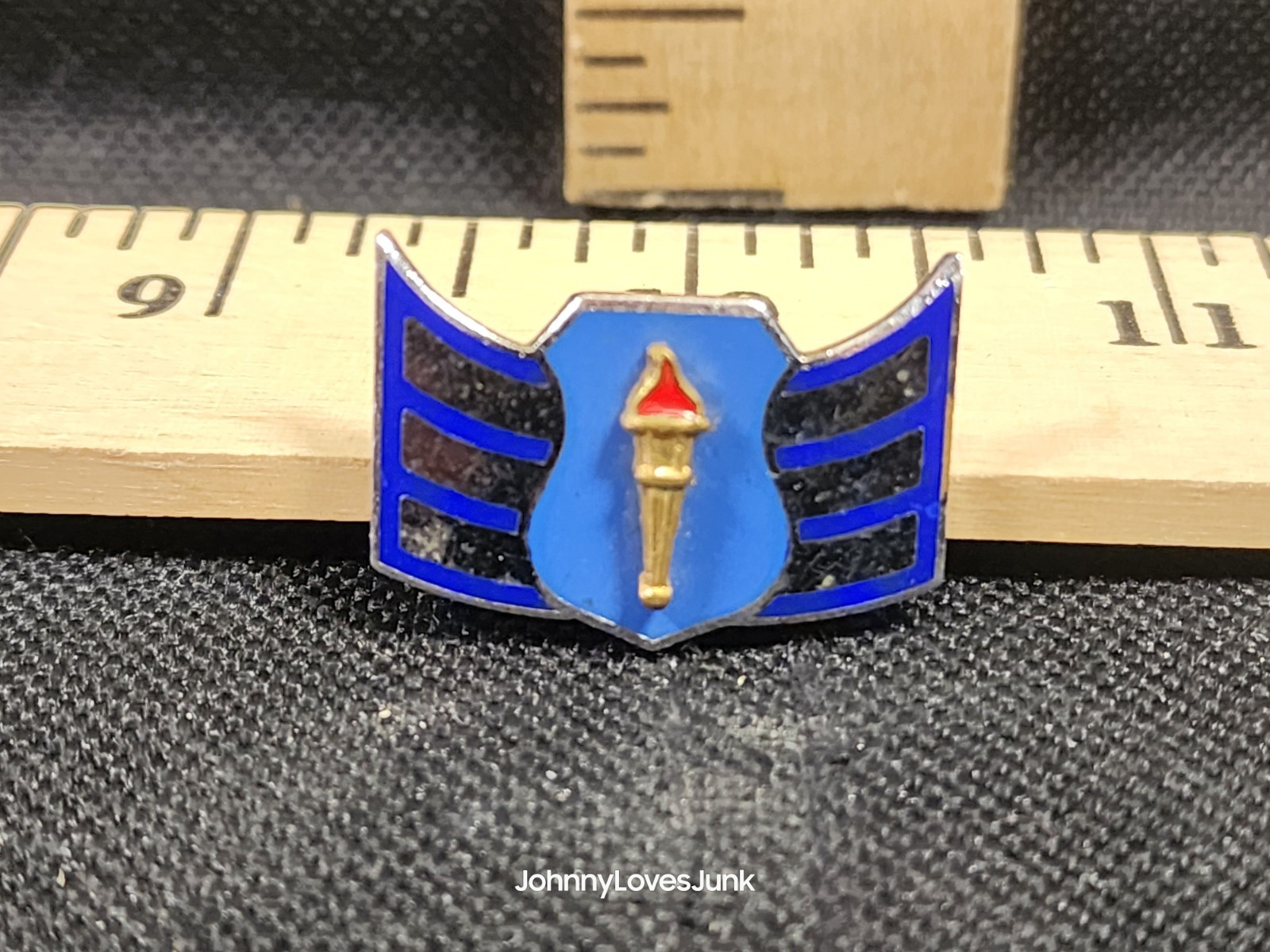 Vintage USAF ROTC JROTC Cadet Rank Insignia Metal Lapel Hat Pin Back