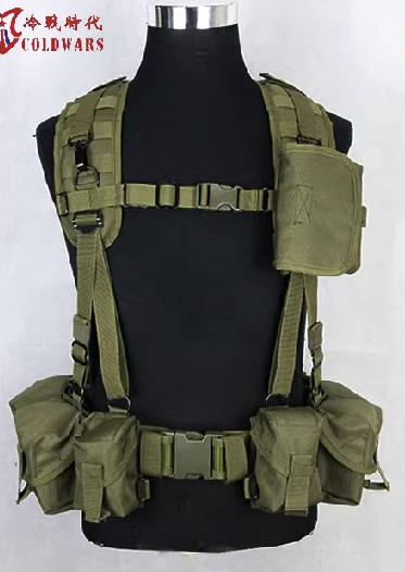 Green SVD Combat Vest & Chest Bag Russian SMERSH Special Forces Tactics Set