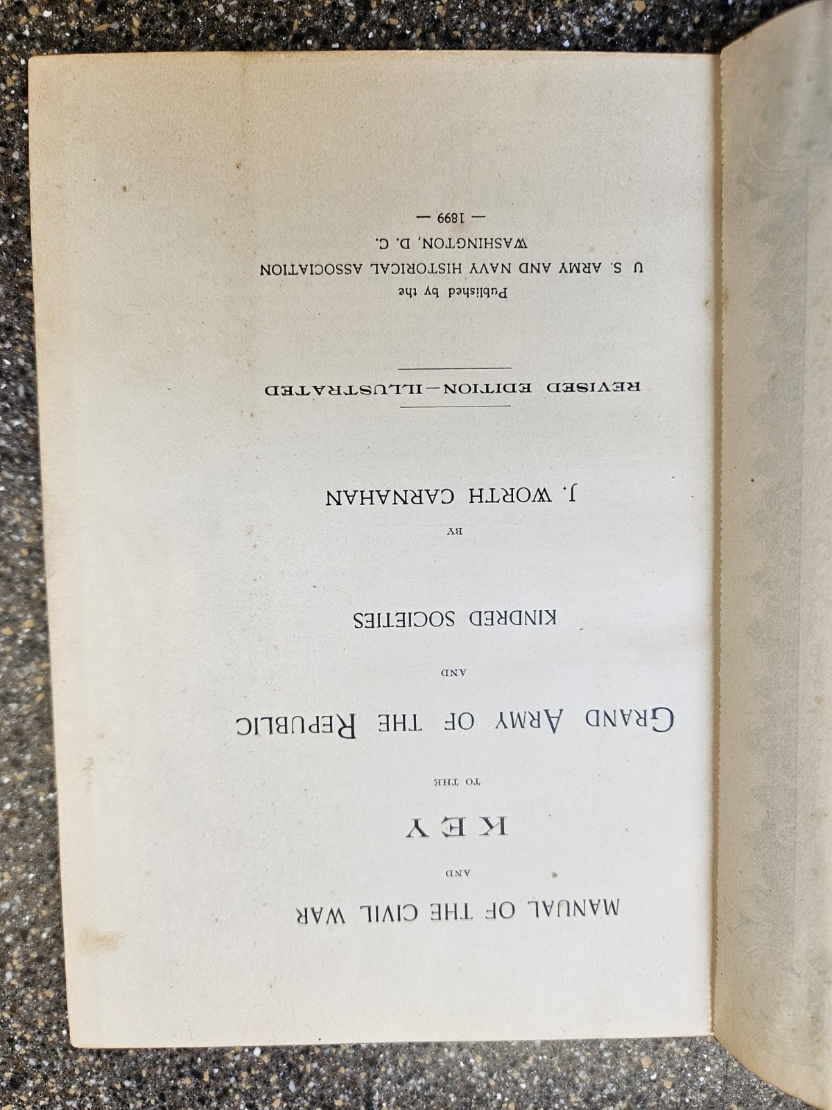 Rare Vintage Civil War 1865 Military Historical Discharged Papers Book Army Navy