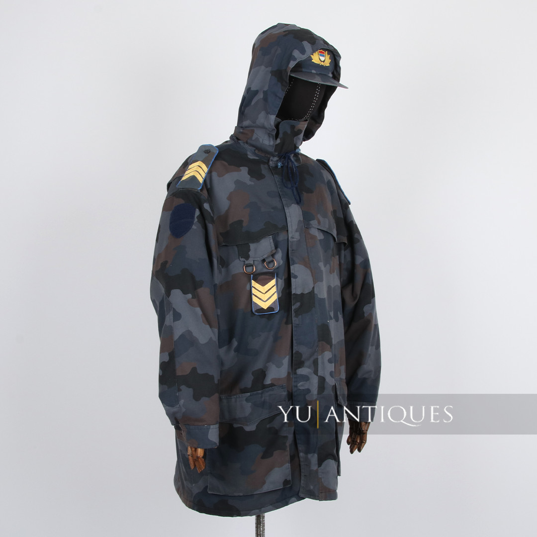 Yugoslavia Serbia PJP Special Police Unit Blue Amoeba Camo Pattern Duty Uniform